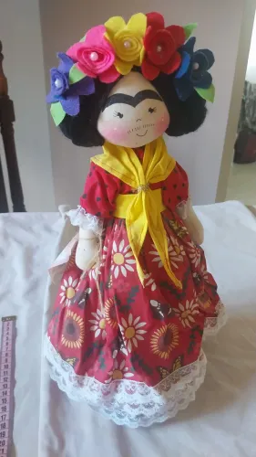 Peso de porta Frida Kahlo Artesanal