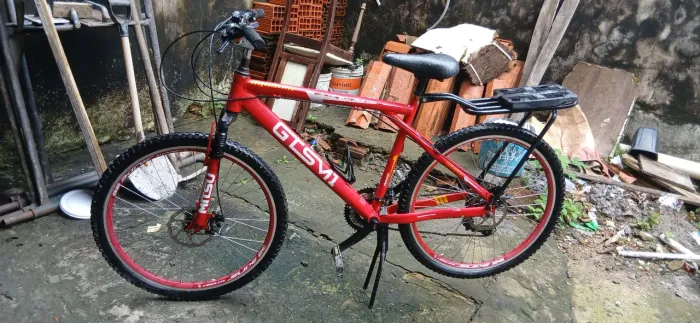 Bicicleta com marcha