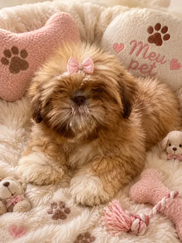 Shih Tzu fêmea alto padrão da raça