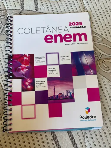 coletânea enem 2025 questões de todas as matérias e redação