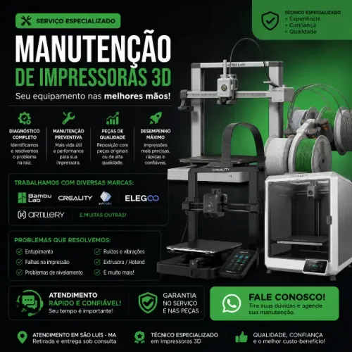Manutenção de Impressoras 3D
