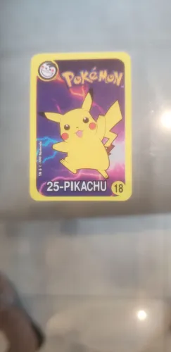 Tazo - Card Pokémon número 18. Excelente para colecionador muito exigente.