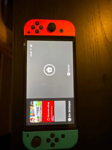 Nintendo Switch OLED Desbloqueado 512 GB + Case Vermelha ? Excelente Estado