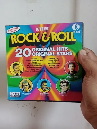 FITA DE GRAVADOR DE ROLO ROCK & ROLL