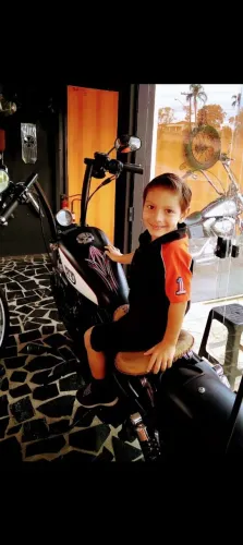 Camisa infantil Harley Davidson
