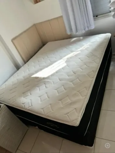 Cama Box Colchão Magnum Molas Ensacadas Queen Plumatex