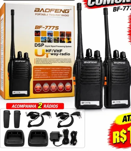 Rádio comunicador WAY rádio HF/VHF