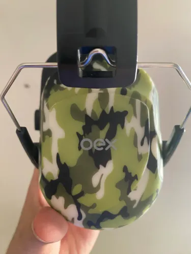 Fone Abafador de Som camuflado 