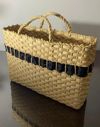 Bolsa de Palha - 26x37x10cm