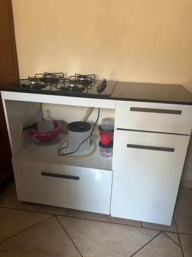 Cooktop e bancada