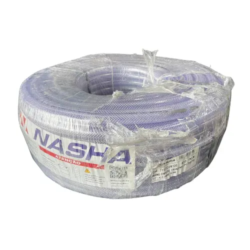 MANGUEIRA CRISTAL TRANCADA PT 250 PSI 3/4'' X 2,7MM 50M