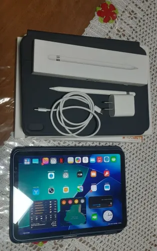 Ipad 10 mais caneta apple pencil 1 e keyboard 