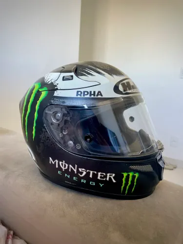 Capacete Hjc Rpha10 Ghost Fuera Monster Nº58