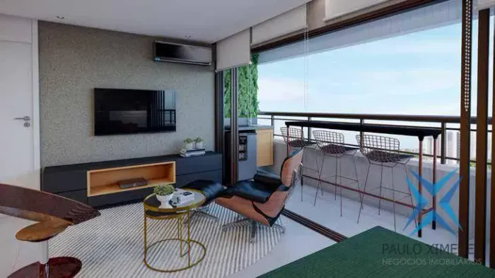 Apartamento com 1 dormitório à venda, 45 m² por R$ 764.119,17 - Mucuripe - Fortaleza/CE