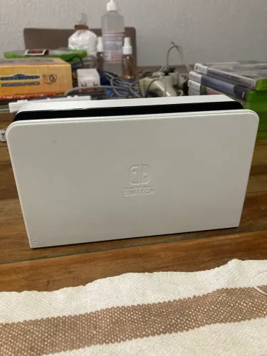 Dock Branca Original para Switch Oled, V1 ou V2. Envio OLX PAY