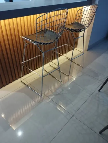 Banqueta de aço inox