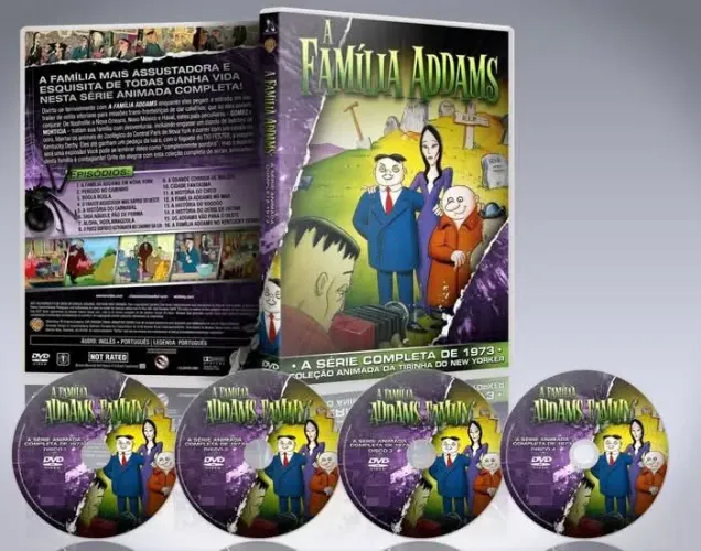 FAMÍLIA ADDAMS SÉRIE ANIMADA (1973) DVD