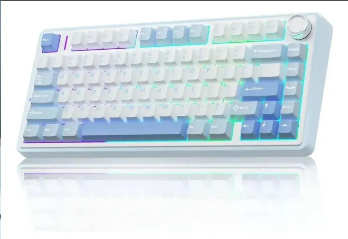 Teclado Aula F75 Sem Fio Mecânico Tri Mode