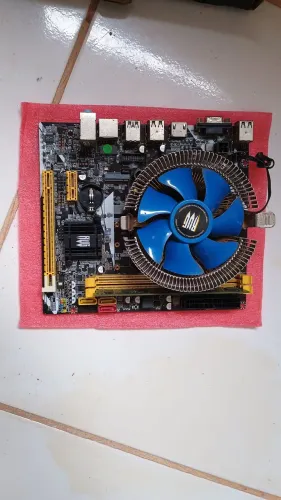 Placa H81 + Processador + 8GB RAM + Fonte 400W. Testado e funcionando.