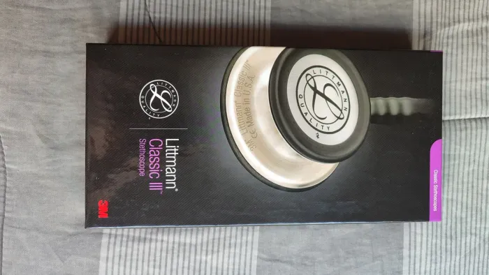 Estetoscópio Littmann Classic III - preto 