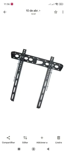 SUPORTE PARA TV MODELO PAINEL E PAREDE DE 32 A 75 POLEGADAS