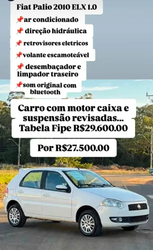 Fiat Palio ELX 1.0/ 1.0 Fire Flex 8V 2P (álcool) 2010