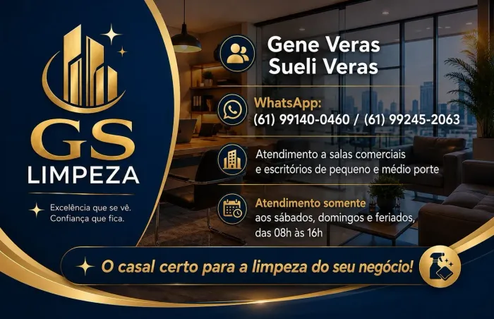 GS Limpeza Comercial e Escritórios