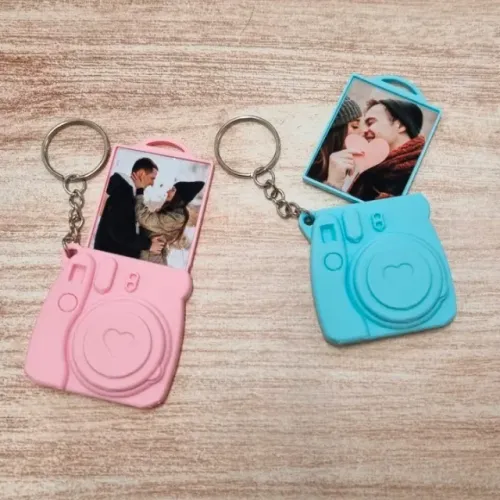 Presente dia dos namorados - Chaveiro personalizado câmera instax.
