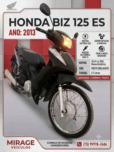 Honda Biz 125 ÉS flex