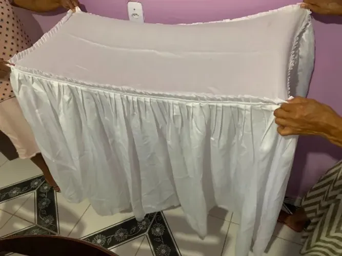 Toalha de mesa de Alfaiataria Branca
