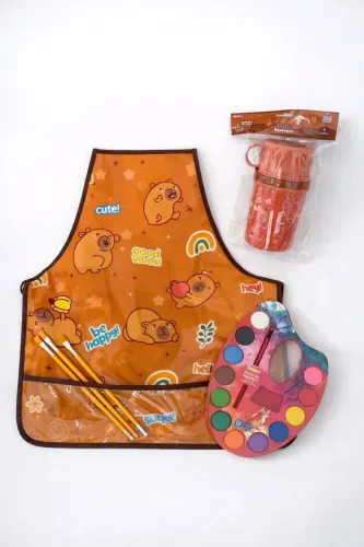 kit pintura infantil capivara