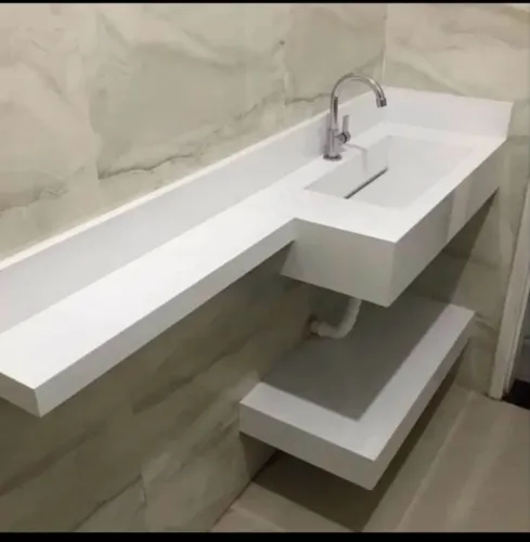 Lavatório Pia de Porcelanato