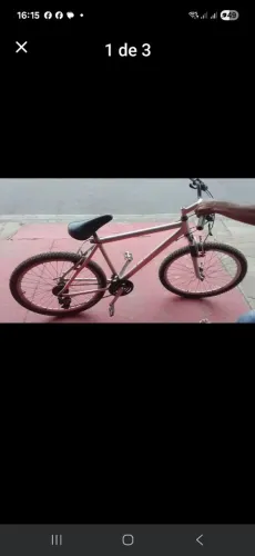 Bicicleta cromo