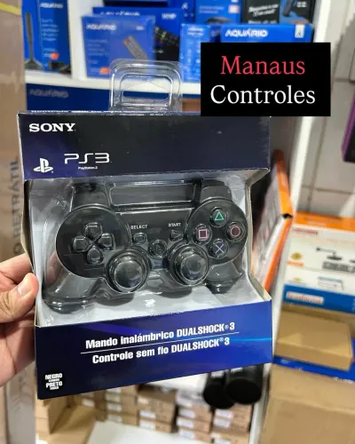 Controle PlayStation 3 Dualshock - Conexão Sem Fio