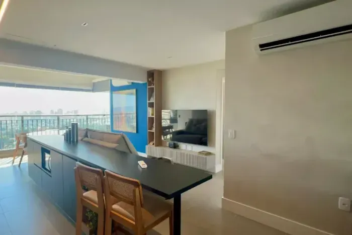 Apto 78m² Mobiliado em Pinheiros | 2 Quartos | 22º Andar | Vista Maravilhosa e livre