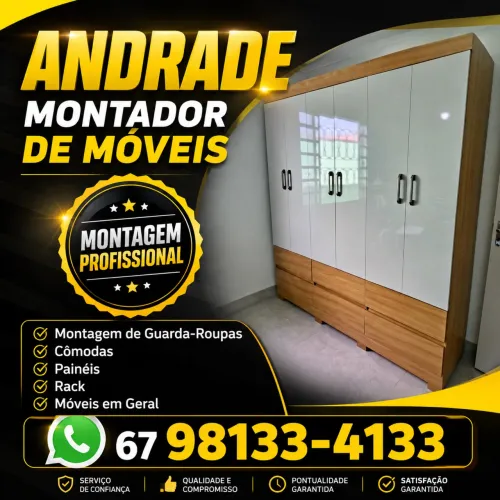 ? MONTADOR DE MÓVEIS EM CAMPO GRANDE - MS | ATENDIMENTO RÁPIDO