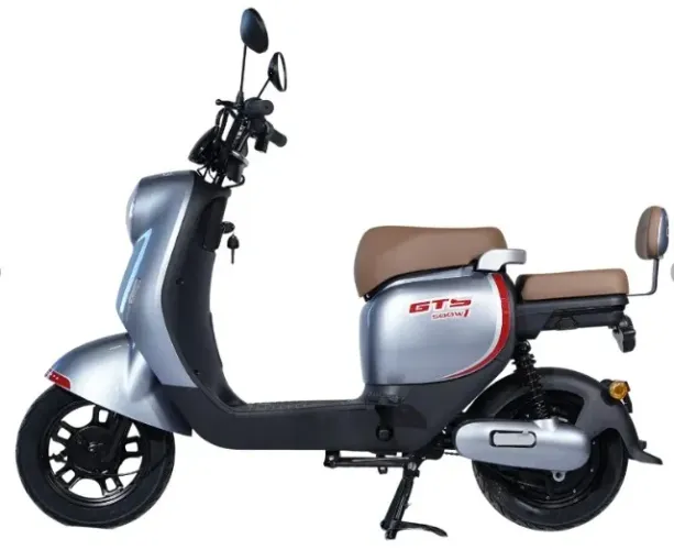 BICICLETA ELETRICA C6 500W PRETO/CINZA BATERIA DE CHUMBO 48V MARCA GTS - JD-08
