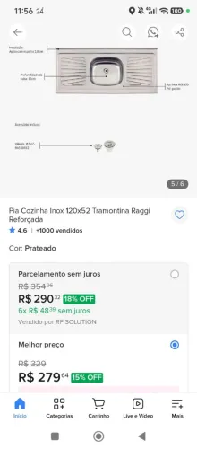 Pia inox