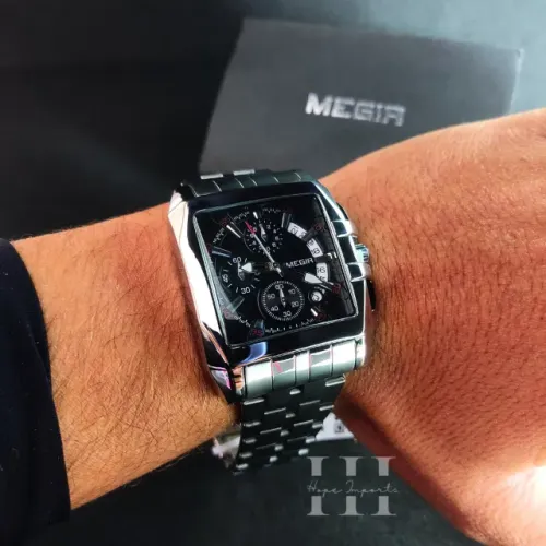 ? PROMOÇÃO Relógio ORIGINAL Megir Masculino 2018