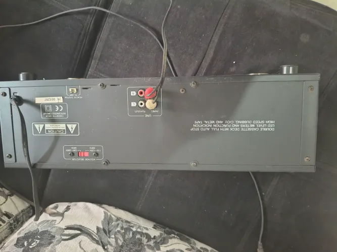 Tape deck Fortex DC-8088 de estéreo duplo
