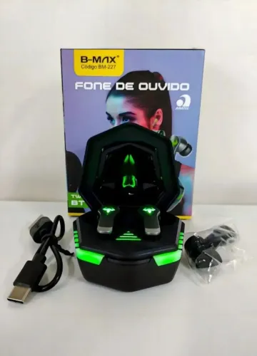 Fone Gamer Bluetooth B-Max BM-227 (Novo)
