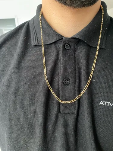 Corrente 3x1 ouro 18k