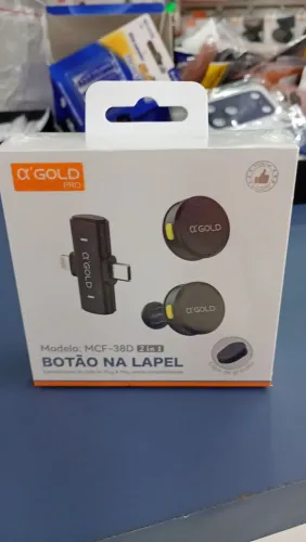 Microfone sem fio para celular - Lapela