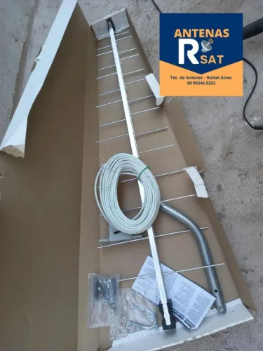 Antena externa UHF local 