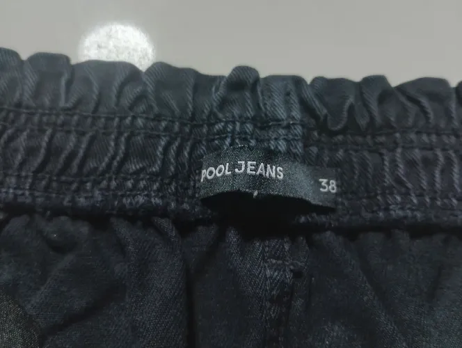 Calças polo jeans número 38 preta