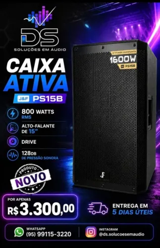 Vende-se Caixa Ativa J&F PS15B
