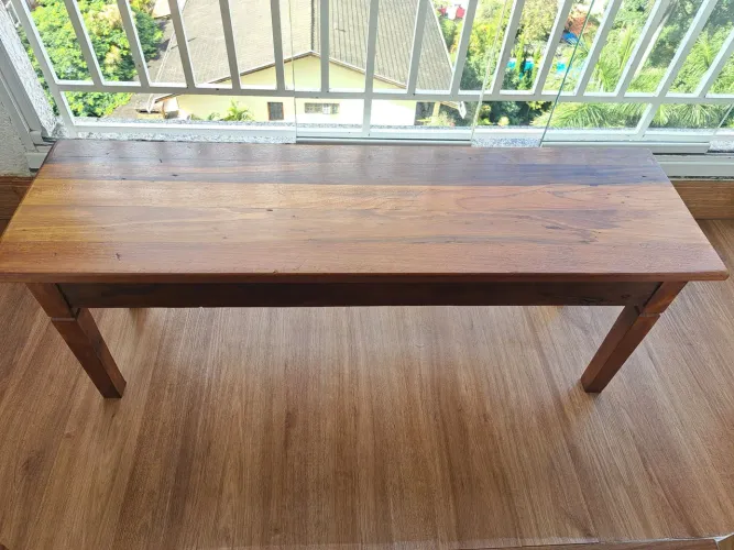 Banco madeira 120×35 3 lugares 