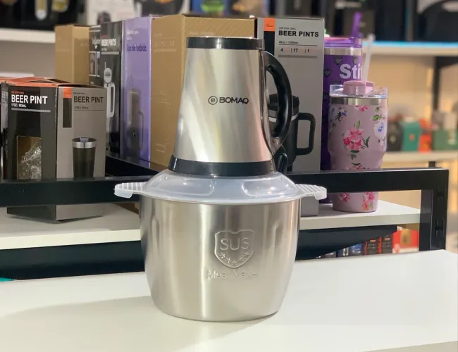 Processador de Alimentos de Inox Elétrico Profissional 
