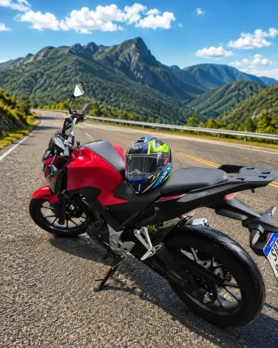 CB 300 2024 Vermelha