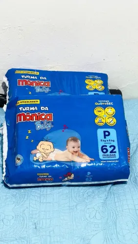 Fralda turma da Mônica 